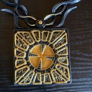 Hellraiser puzzle box latex necklace